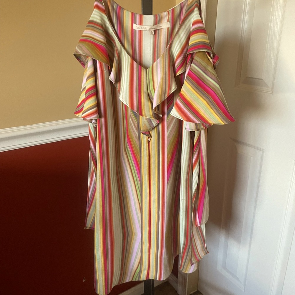 Rachael Roy cold shoulder mini dress